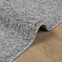 Tappeto Shaggy PAMPLONA a Pelo Lungo Moderno Grigio 80x250 cm