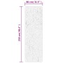 Tappeto Shaggy PAMPLONA a Pelo Lungo Moderno Grigio 80x250 cm