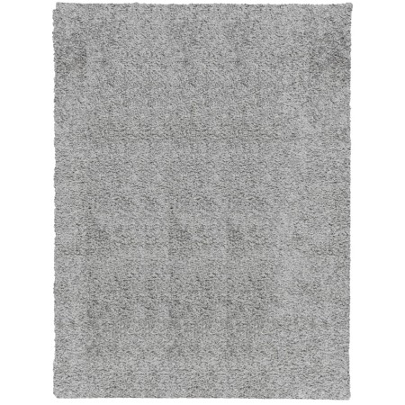 Tappeto Shaggy PAMPLONA a Pelo Lungo Moderno Grigio 300x400 cm