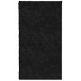 Tappeto Shaggy PAMPLONA a Pelo Lungo Moderno Nero 60x110 cm