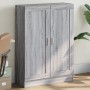 Libreria Grigio Sonoma 82,5x30,5x115 cm in Legno Multistrato