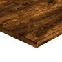 Mensole Parete 4pz Rovere Fumo 40x50x1,5 cm Legno Multistrato