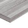 Mensole Parete 4pz Grigio Sonoma 60x10x1,5cm Legno Multistrato