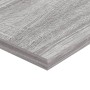 Mensole Parete 4pz Grigio Sonoma 60x20x1,5cm Legno Multistrato