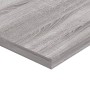 Mensole Parete 4pz Grigio Sonoma 100x30x1,5cm Legno Multistrato