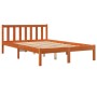 Giroletto Marrone Cera 140x190 cm in Legno Massello di Pino