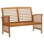 Set Divani da Giardino 5 pz in Legno Massello di Acacia