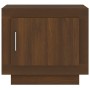 Tavolino da Salotto Rovere Marrone 51x50x45 cm Legno Compensato