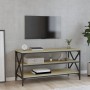 Mobile Porta TV Rovere Sonoma 100x40x50 cm in Legno Multistrato