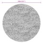 Tappeto Shaggy PAMPLONA a Pelo Lungo Moderno Beige Ø 240 cm