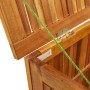 Contenitore da Giardino 113x50x58cm in Legno Massello di Acacia