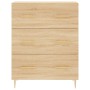 Credenza Rovere Sonoma 69,5x34x180 cm in Legno Multistrato