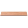 Piano Tavolo 100x60x2,5cm Rettangolare Legno Massello di Faggio