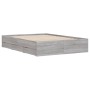 Giroletto Cassetti Grigio Sonoma 120x200 cm Legno Multistrato