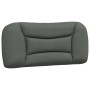 Cuscino Testiera Grigio Scuro 80 cm in Tessuto