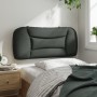 Cuscino Testiera Grigio Scuro 80 cm in Tessuto
