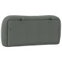 Cuscino Testiera Grigio Scuro 80 cm in Tessuto