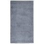 Tappeto Shaggy PAMPLONA a Pelo Lungo Moderno Blu 60x110 cm