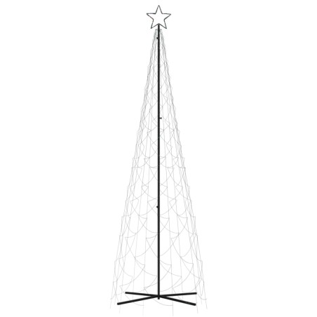 Albero di Natale a Cono Colorato 500 LED 100x300 cm