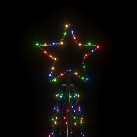 Albero di Natale a Cono Colorato 500 LED 100x300 cm