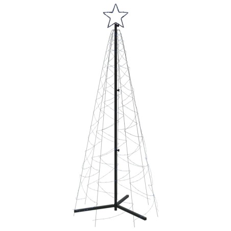 Albero di Natale a Cono Blu 200 LED 70x180 cm