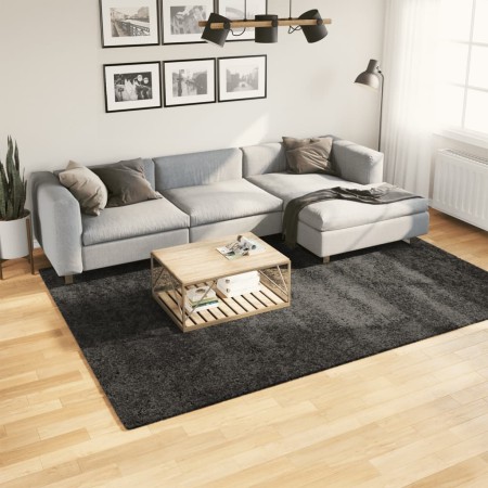 Tappeto Shaggy PAMPLONA Pelo Lungo Moderno Antracite 200x280cm