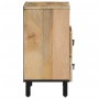 Comodino 50x33x60 cm in Legno Massello di Mango
