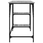 Scrivania Grigio Sonoma 120x50x75cm Metallo e Legno Multistrato