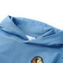 Felpa con Cappuccio per Bambini Blu e Giallo Tenue 104