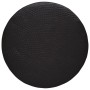 Tavolino da Salotto in Alluminio Martellato Ø 50x30 cm Nero