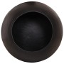 Tavolino da Salotto in Alluminio Martellato Ø 50x30 cm Nero