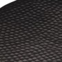 Tavolino da Salotto in Alluminio Martellato Ø 50x30 cm Nero