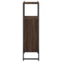 Mobile da Bagno Rovere Marrone 33x33x120,5 cm Legno Multistrato