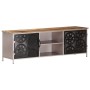 Mobile Porta TV 120x30x40 cm in Legno di Mango Grezzo