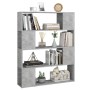 Libreria/Divisorio Grigio Cemento 100x24x124 cm