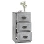 Credenza Grigio Cemento 36x35,5x67,5 cm in Legno Multistrato