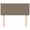 Testiera Tortora 80x5x78/88 cm in Tessuto