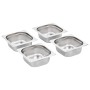 Contenitori Gastronorm 12 pz GN 1/6 65 mm in Acciaio Inox