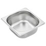 Contenitori Gastronorm 12 pz GN 1/6 65 mm in Acciaio Inox