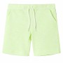 Pantaloncini per Bambini con Coulisse Giallo Neon 140