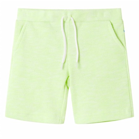 Pantaloncini per Bambini con Coulisse Giallo Neon 140