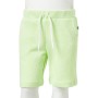 Pantaloncini per Bambini con Coulisse Giallo Neon 140