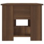 Tavolino da Salotto Rovere Marrone 79x49x41cm Legno Multistrato