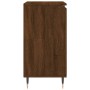 Credenza Rovere Marrone 60x35x70 cm in Legno Multistrato