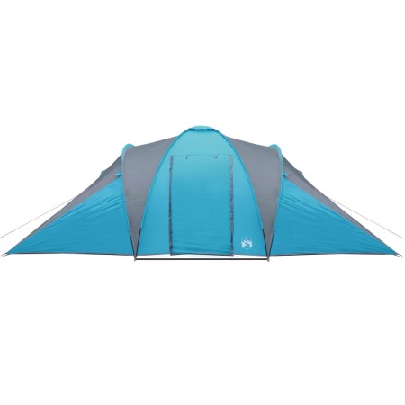 Tenda da Campeggio a Cupola per 4 Persone Blu Impermeabile