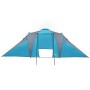 Tenda da Campeggio a Cupola per 4 Persone Blu Impermeabile