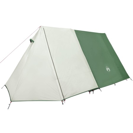 Tenda da Campeggio per 3 Persone Verde Impermeabile