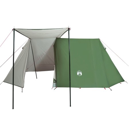 Tenda da Campeggio per 3 Persone Verde Impermeabile