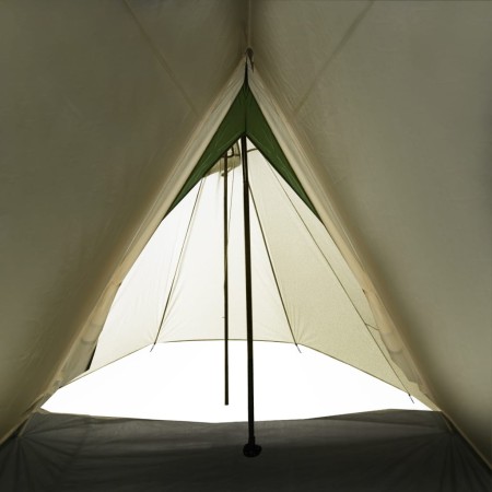 Tenda da Campeggio per 3 Persone Verde Impermeabile