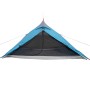 Tenda da Campeggio Tipi per 1 Persona Blu Impermeabile